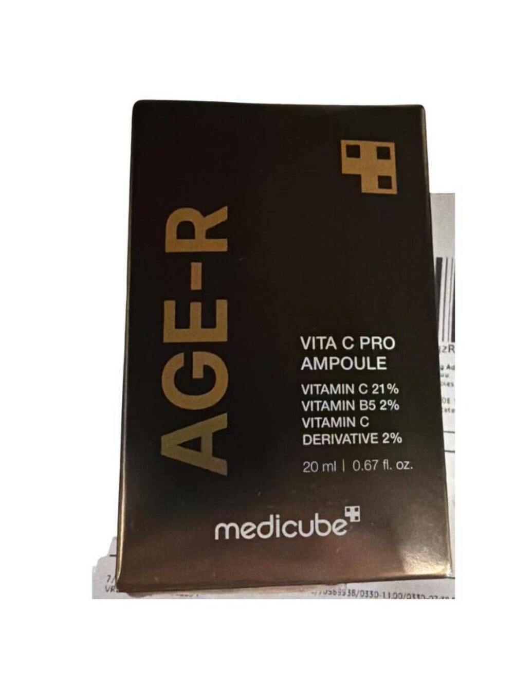 Medicube AGE-R Vita C Pro Ampoule 20ml Brightening Anti-Wrinkle Serum